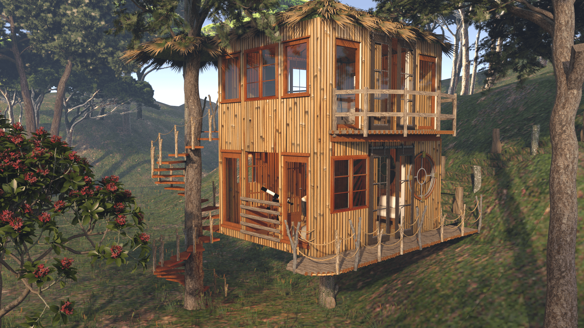 TREEHOUSE DESIGN IN PANAMA (DESIGN PPK-TH-2020) | ARTIFEXVITAE.COM